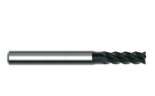 整体式刀具 通用材料加工用端刀 —4刃长颈短刃平底型 型号：GE4NU