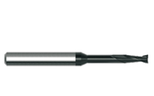 整体式刀具 高硬材料加工用端刀 —2刃长颈短刃平底型 型号：HE2NH