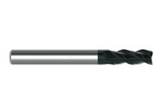 整体式刀具 不锈钢材料加工专用端刀 —3刃短刃平底型 型号：ME3SR