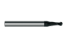 整体式刀具 不锈钢材料专用球刀—2刃短刃球头型 型号：MB2SU